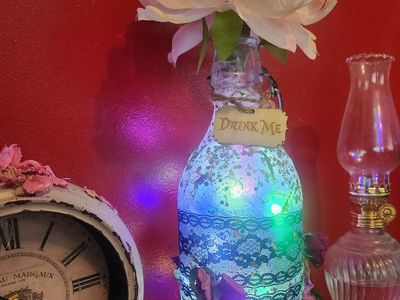 Homemade Upcycled Wine Bottle