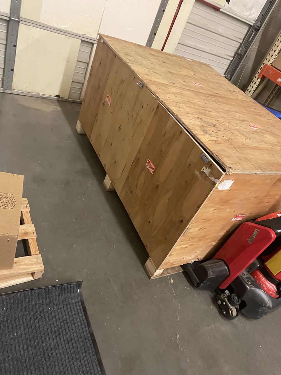 Large Wooden Shipping Crate