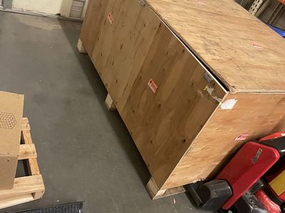 Large Wooden Shipping Crate