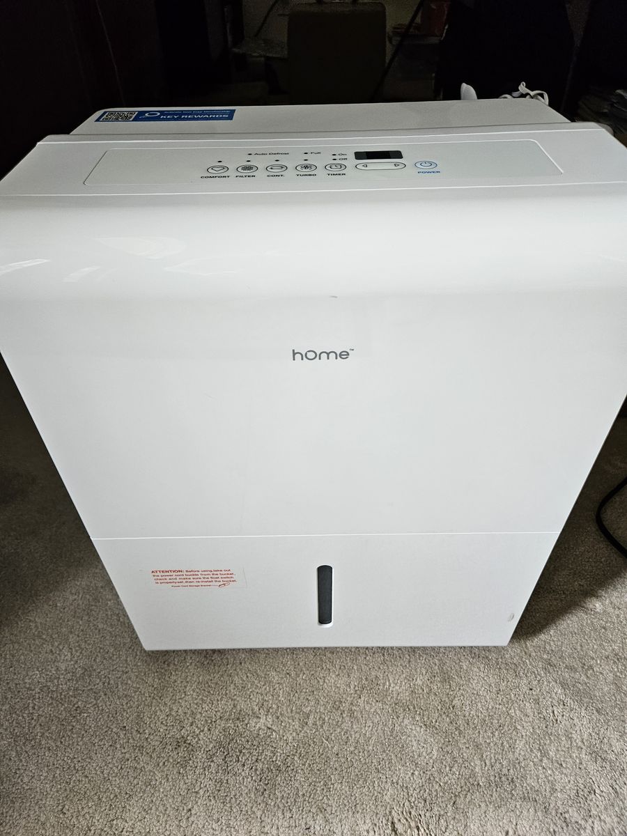 22 Pint Dehumidifier for up to 3,000 Sq Ft Rooms