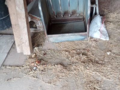 Metal hay feeder