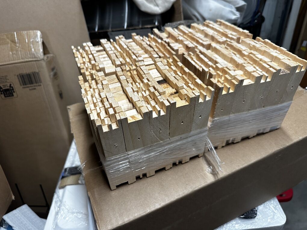 Shallow Beehive Frame Side Bars