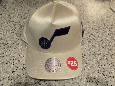 Mitchell & Ness Utah Jazz Satin Snapback Hat Pro-Pinch Fit