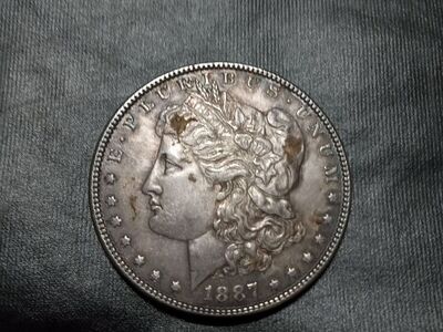 Morgan silver dollar 1887
