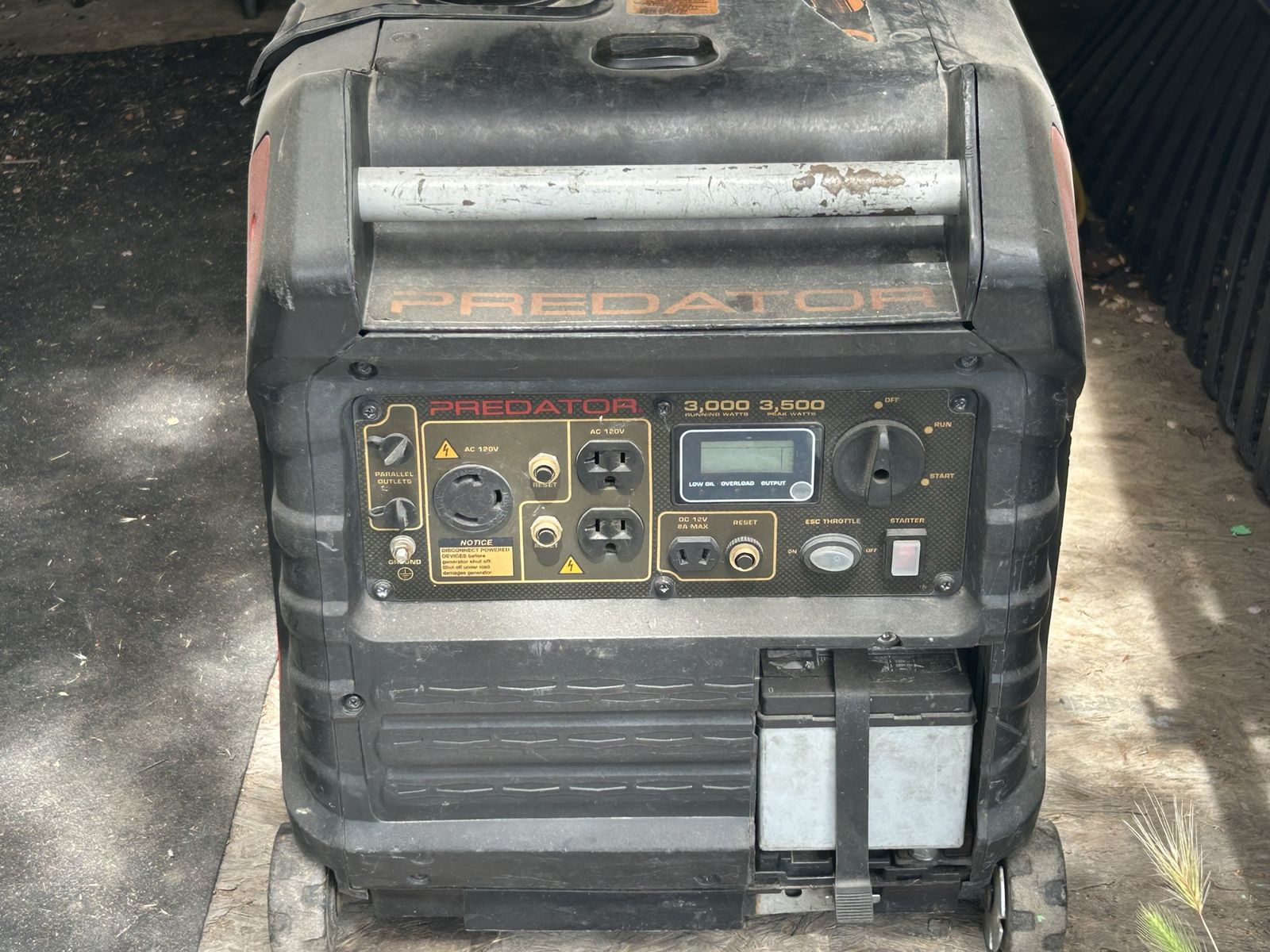 Predator 3500 Inverter Generator - 3000/3500 Watts, Portable