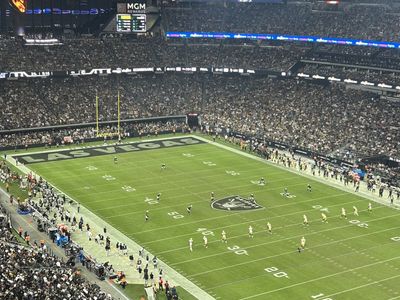 Las Vegas Raiders vs San Francisco 49ers - Row 1 Of Section!