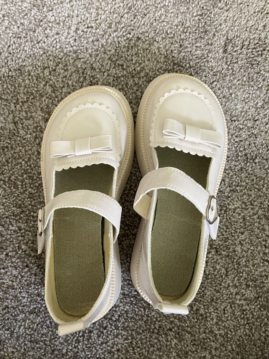 White Platform Mary Jane’s