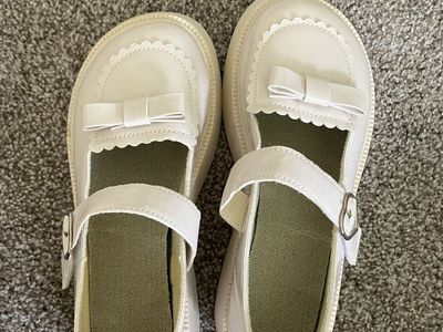 White Platform Mary Jane’s