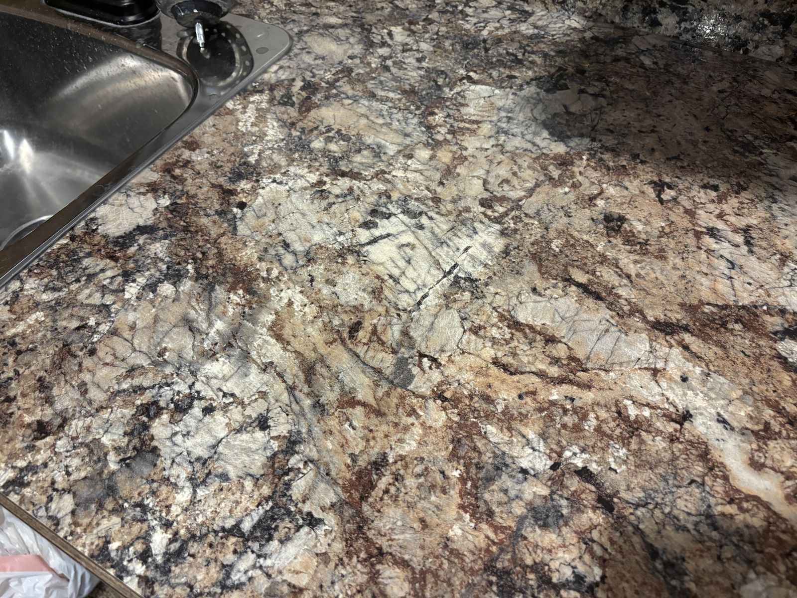 Granite kitchen countertop