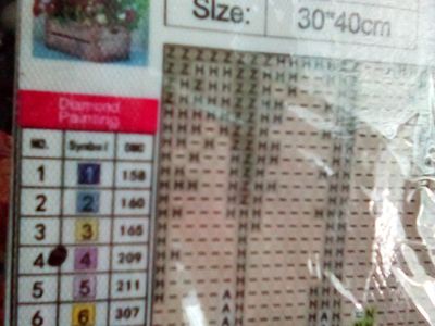 Diamond Art Painting Kit JK001 - 30x40cm DIY Craft with Floral Design