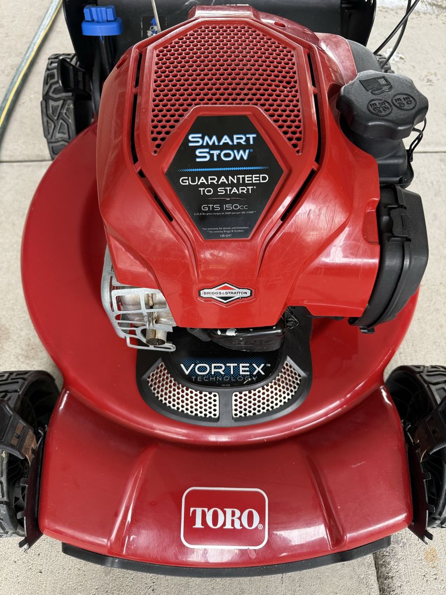 Toro SmartStow GTS 150cc Vortex Technology self propelled
