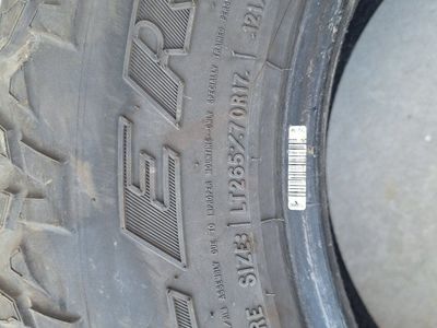 LT265/70R17 10 Ply Goodyear Wrangler