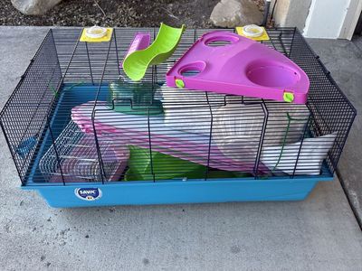 Hamster cage & lots of stuff