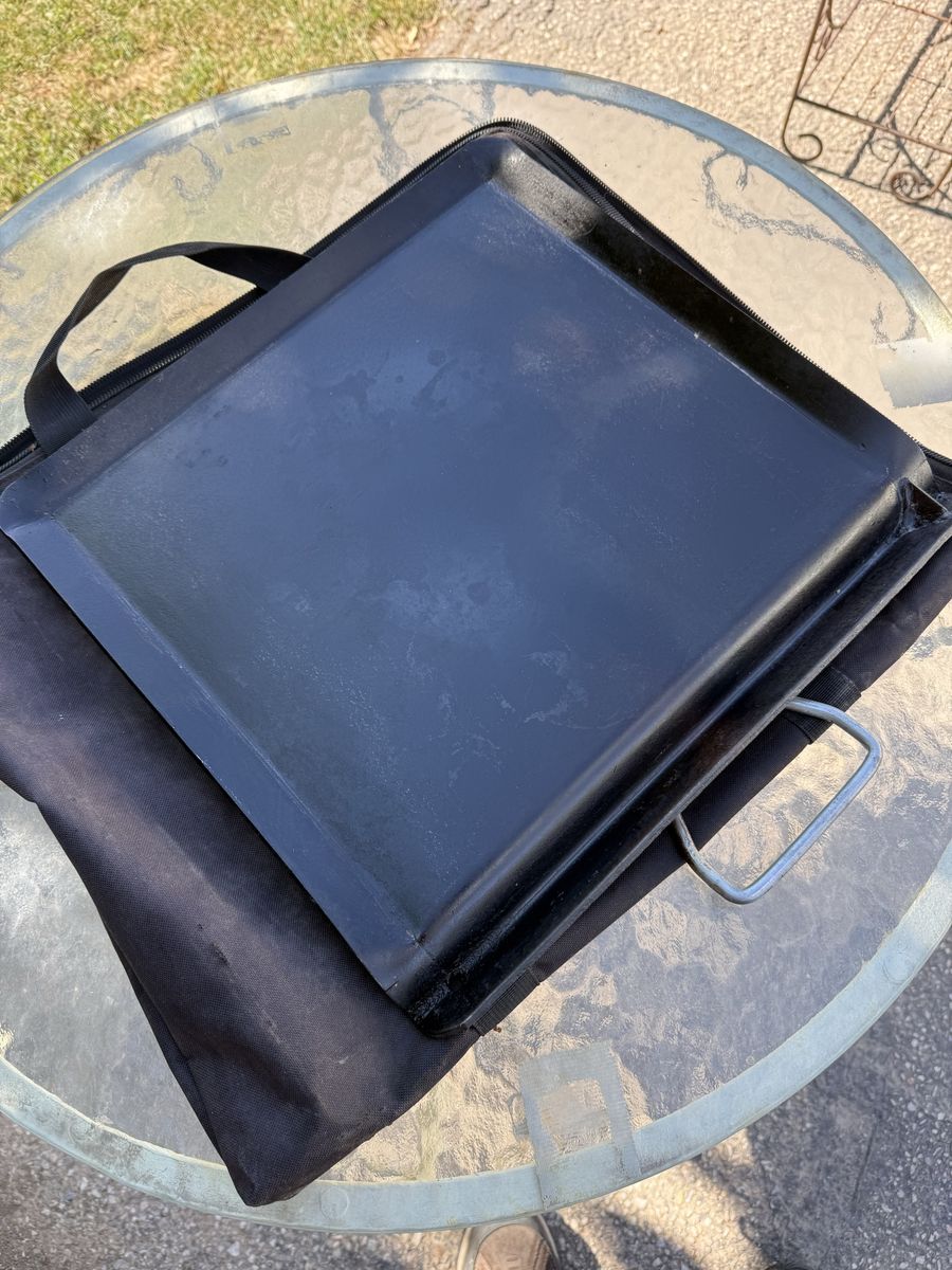 Camp Chef Professional Griddle Flat Top with Carry Bag, 15 1/2” X 15 3/4” Cooking Surface