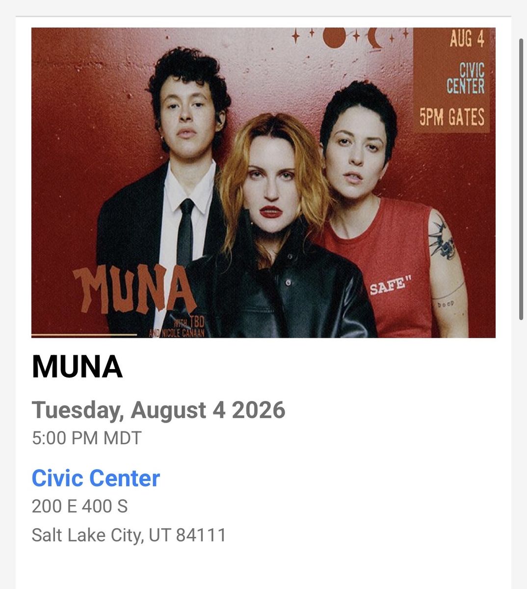 Muna SLC Twilight August 4