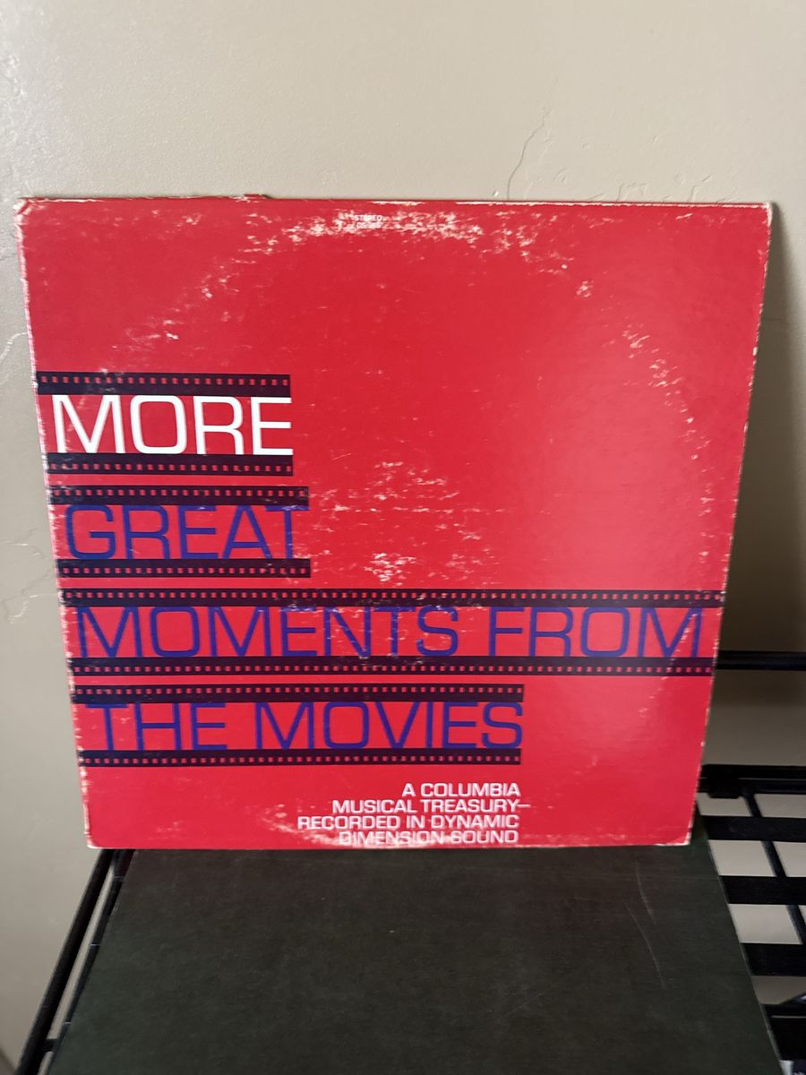 More Great Moments From The Movies - Columbia Musical Treasury Vinyl Record LP