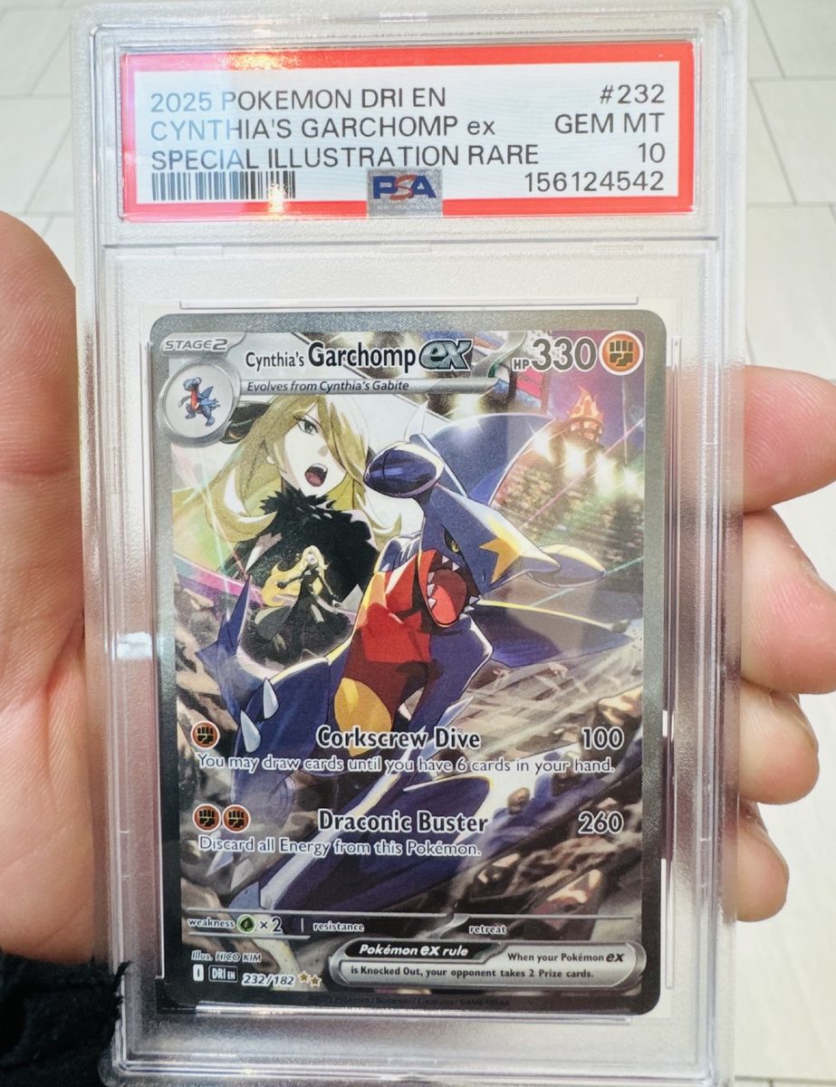 Cynthia garchomp sir psa 10