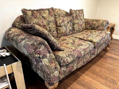 Couch, Armchair, And Matching Tables Set