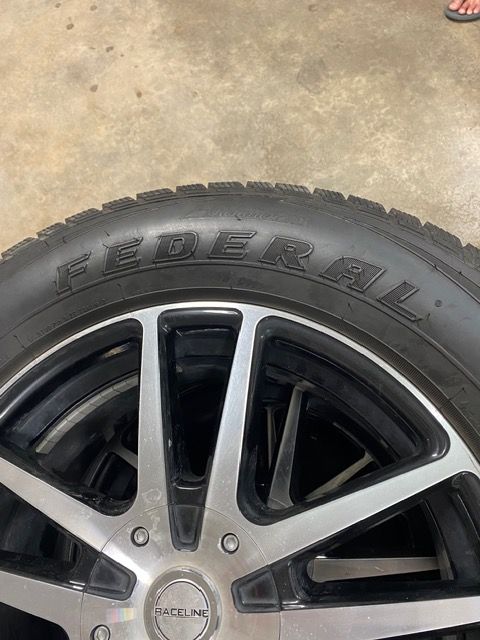 Studded Snow Tires - very lightly used