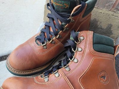 Hodgeman leather wading boots size 9 mens