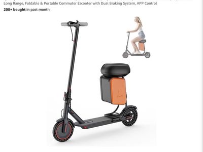Adult electric scooter (detachable seat/storage!) New in box!!