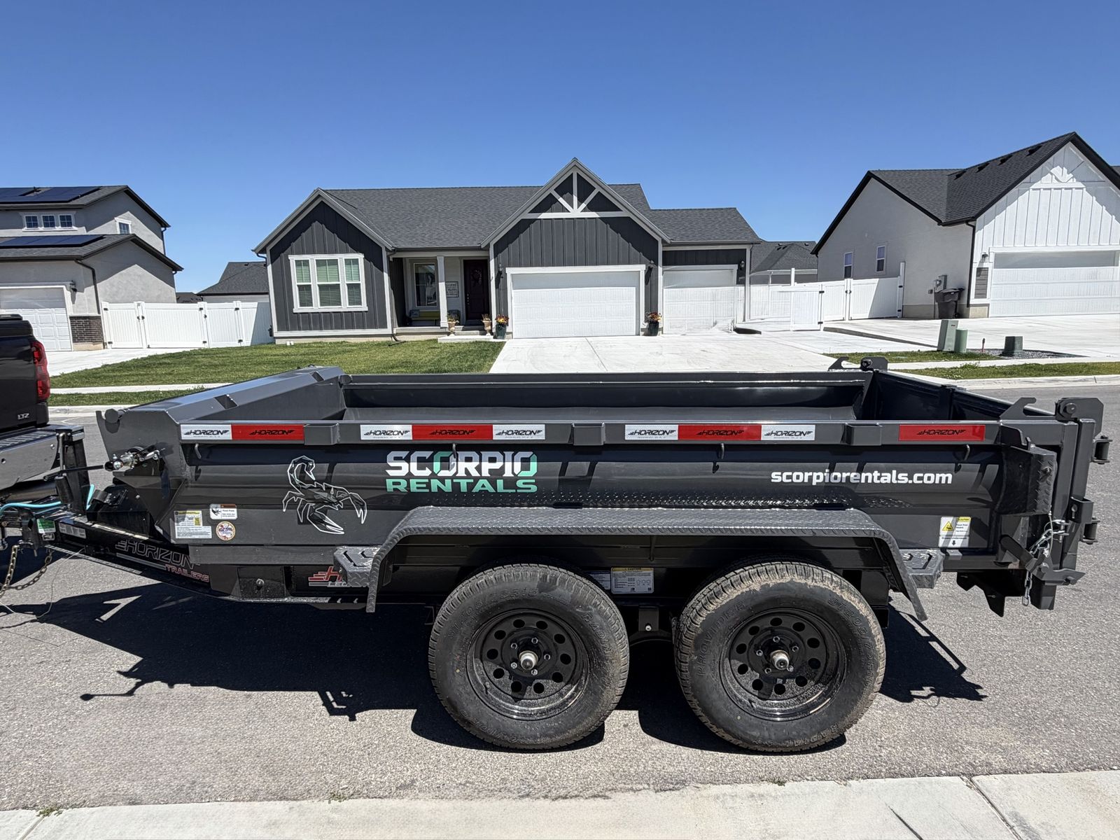 5X10 Horizon Dump Trailer Rental