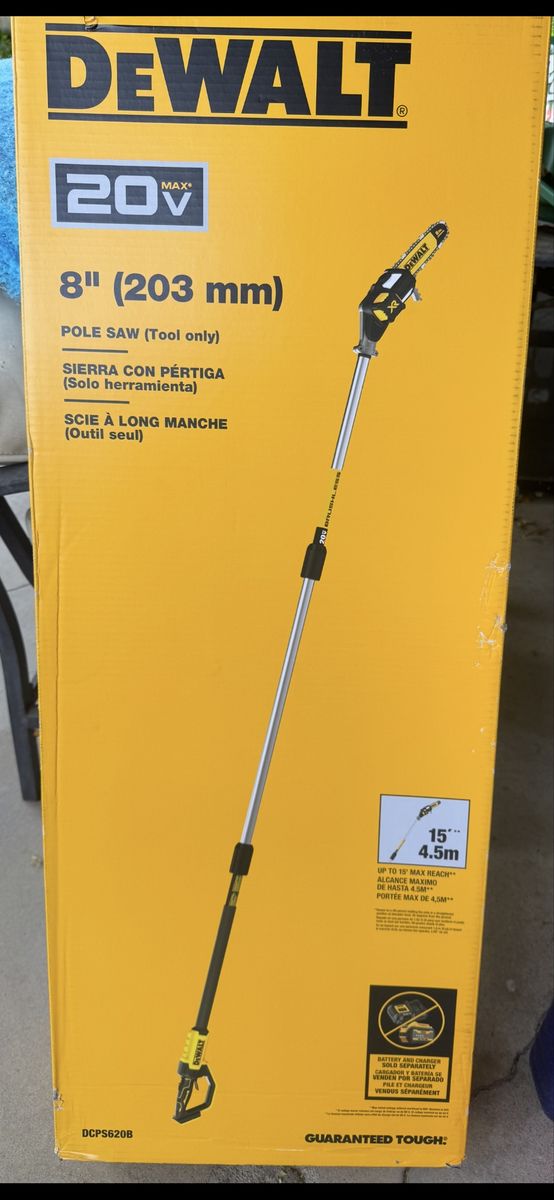 New DeWalt pole saw