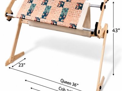 The Grace Company Z44 Pro Quilting Frame - Versatile Wood Frame for Queen, Crib & Craft Projects