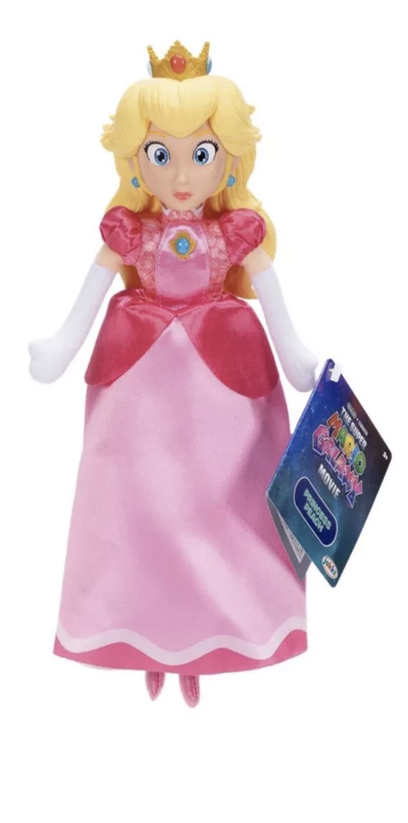 The Super Mario Galaxy Movie 9 inch Plush Figure Princess Peach New