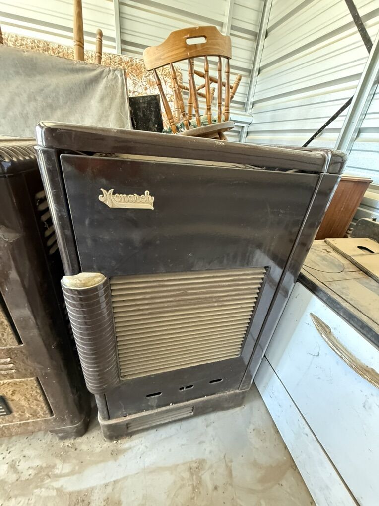 Vintage Parlor Stoves Heaters Wood/Coal