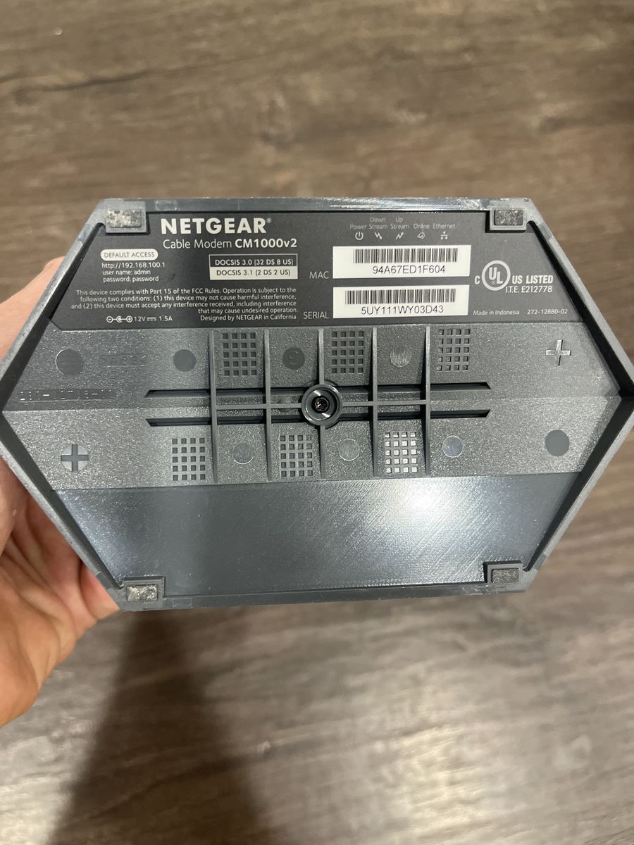 NETGEAR CM1000v2 DOCSIS 3.1 Gigabit cable modem