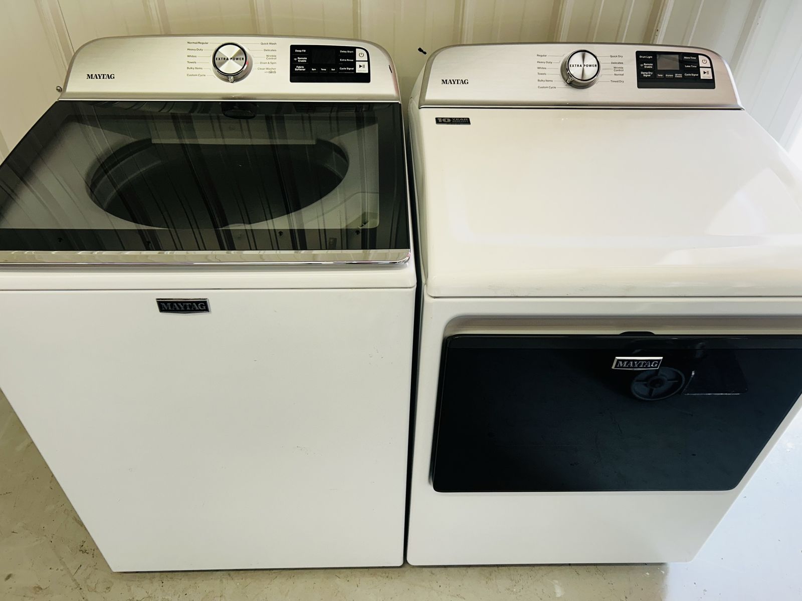 Maytag Electric Top Load Set