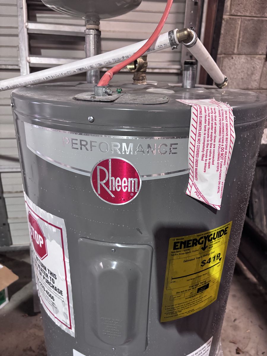 Rheem 40 Gallon electric water heater