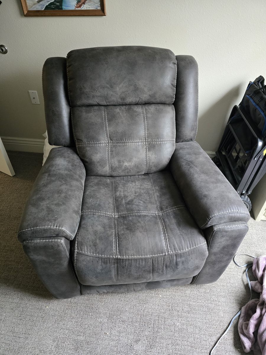 Leather Power Recliner