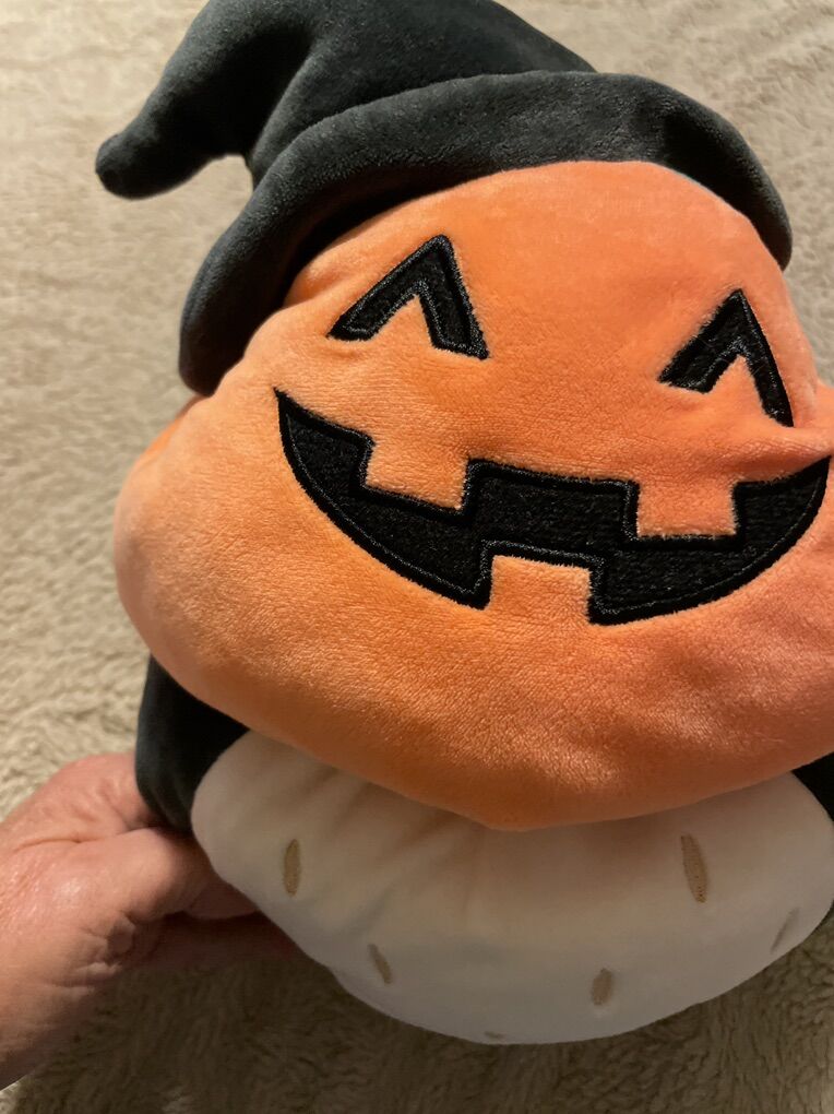 Flip A Mallows Pumpkin Owl Pillow