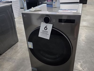 LG 7.4 Cu Ft Smart Electric Dryer – TurboSteam®, AI Sensor Dry, Graphite Steel