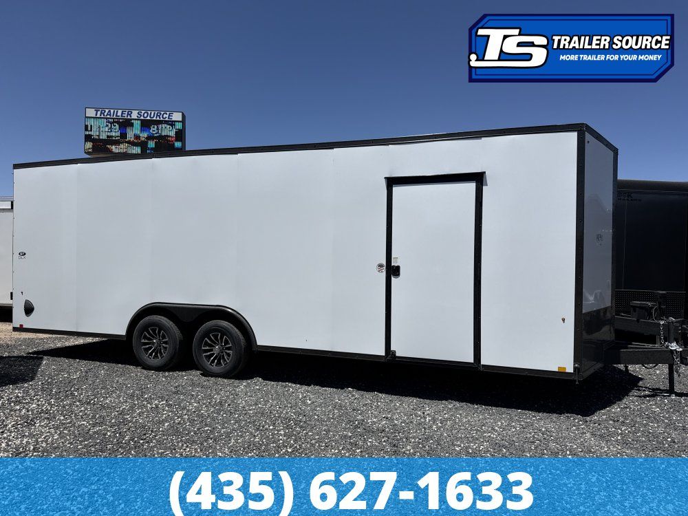 8.5x24 Look ST DLX Enclosed Cargo Trailer - 7'0" Interior - 10K GVWR - .080 PolyCor, Alloy Wheels, Black Out Package