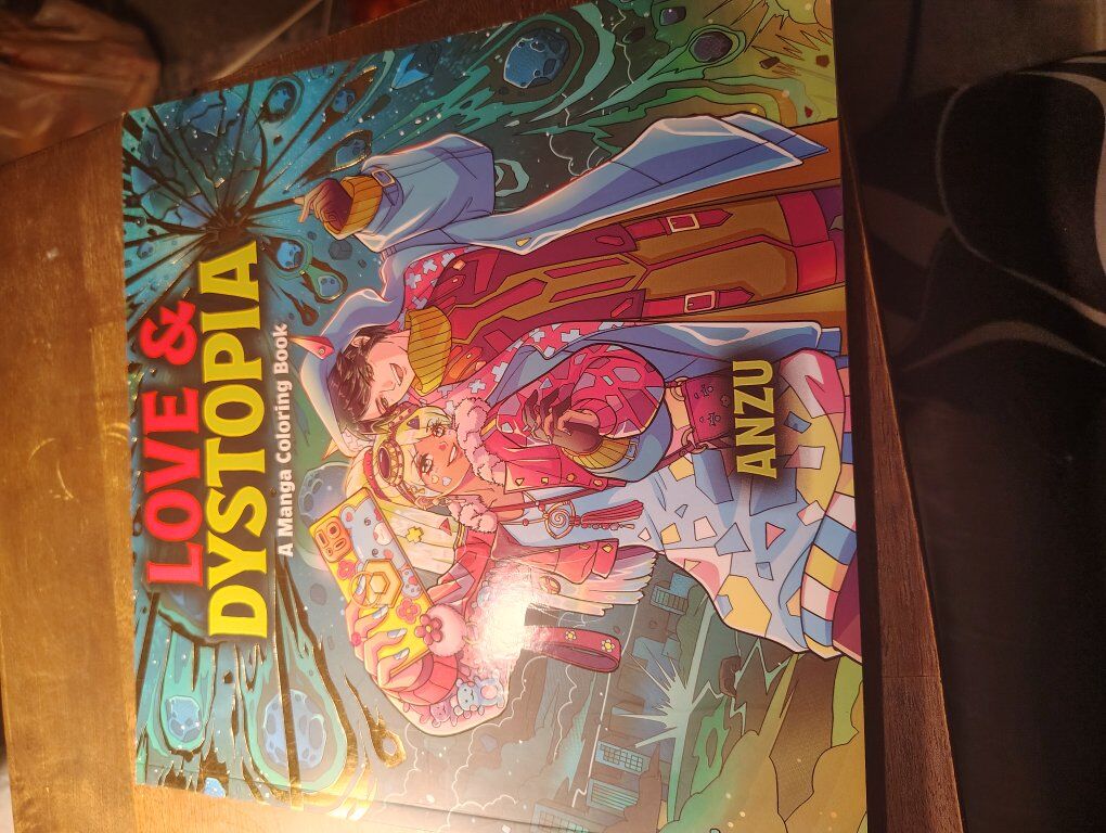 Love And Dystopia A Manga coloring book and colore
