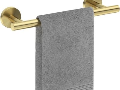 Gold/Brushed Towel Bar