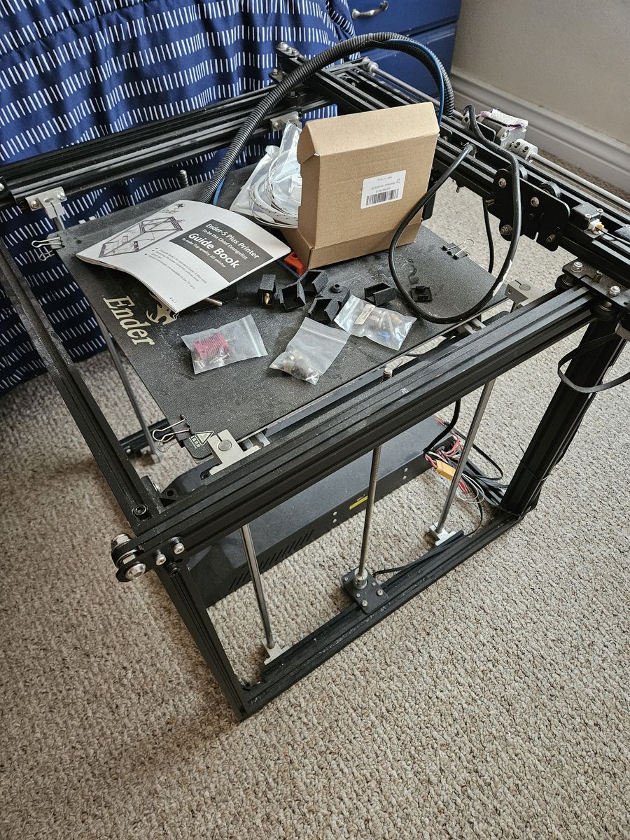 Creality Ender-5 Plus 3D Printer with Manual and Spare Parts