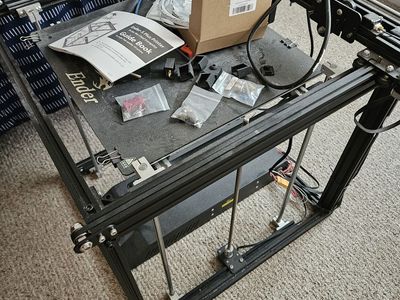Creality Ender-5 Plus 3D Printer with Manual and Spare Parts