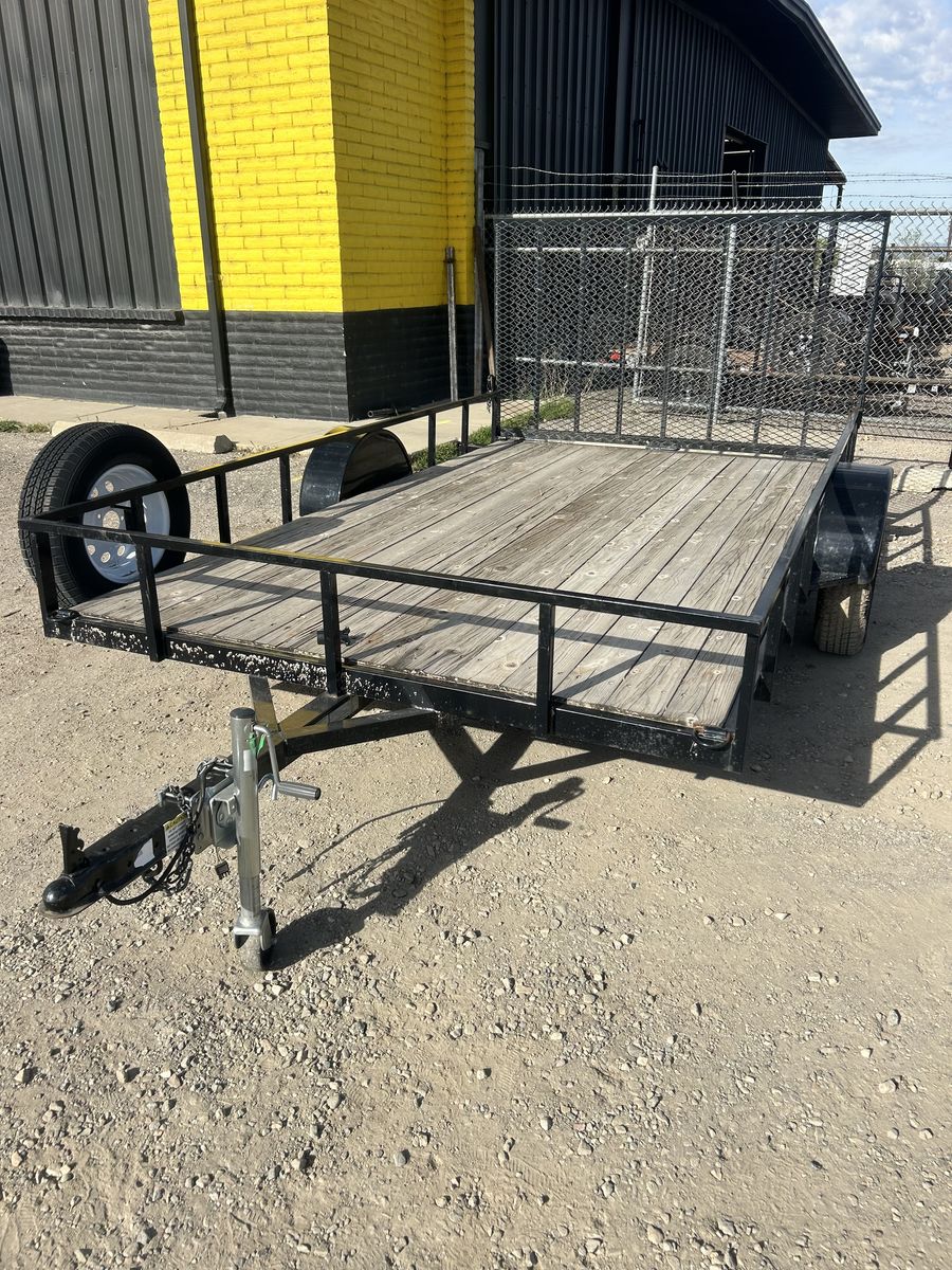 Used Big Bubbas 7x12 Trailer with rear gate