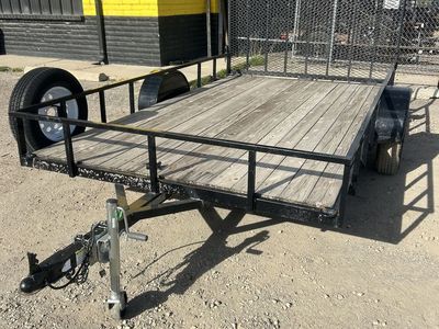 Used Big Bubbas 7x12 Trailer with rear gate