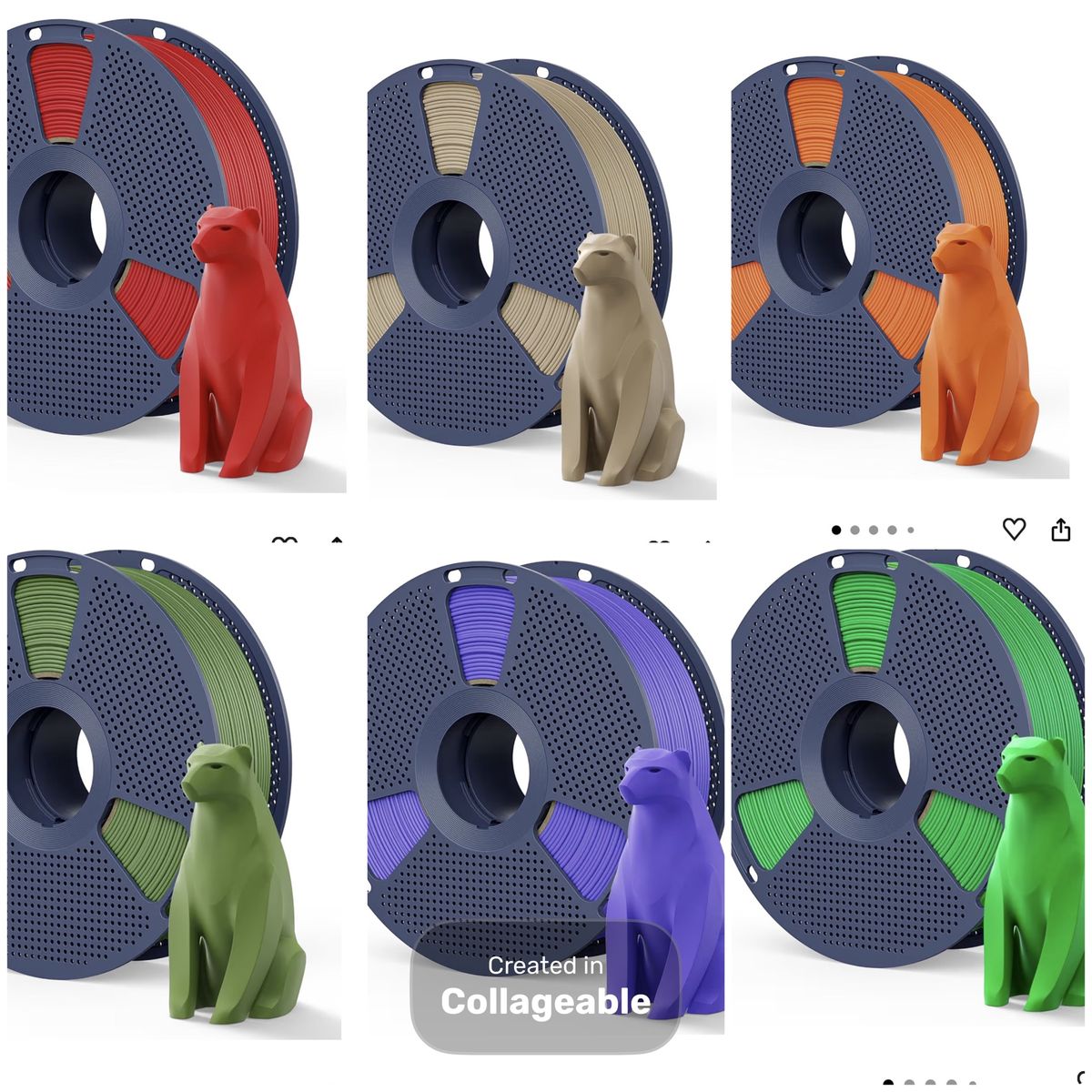 Sunlu Silk, PLA, matte Filament, multiple colors, 1kg 1.75mm