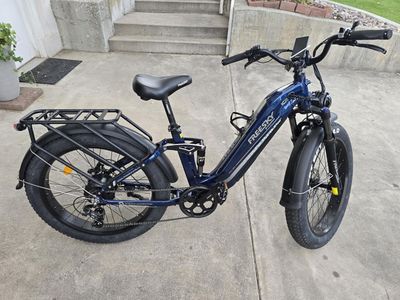 Electric Mountain Bike 26 in Tires/Unisex Step Through