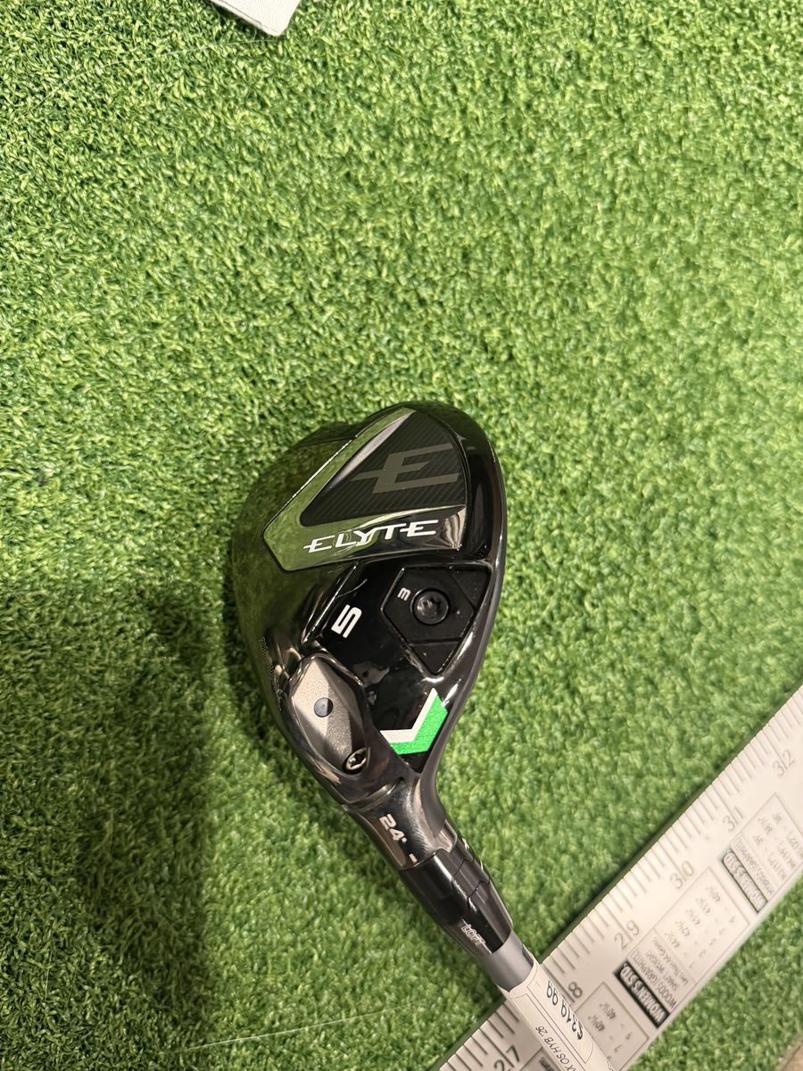 LH Callaway Elyte 5 Hybrid Denali Frost Silver 60g 5.5 Regular Mint