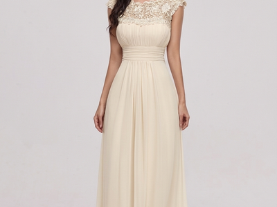 Modest mother of the bride formal dress for spring wedding