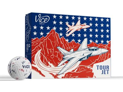 NEW Vice Tour Jet All Over Print Limited Edition Golf Balls 1 Dozen