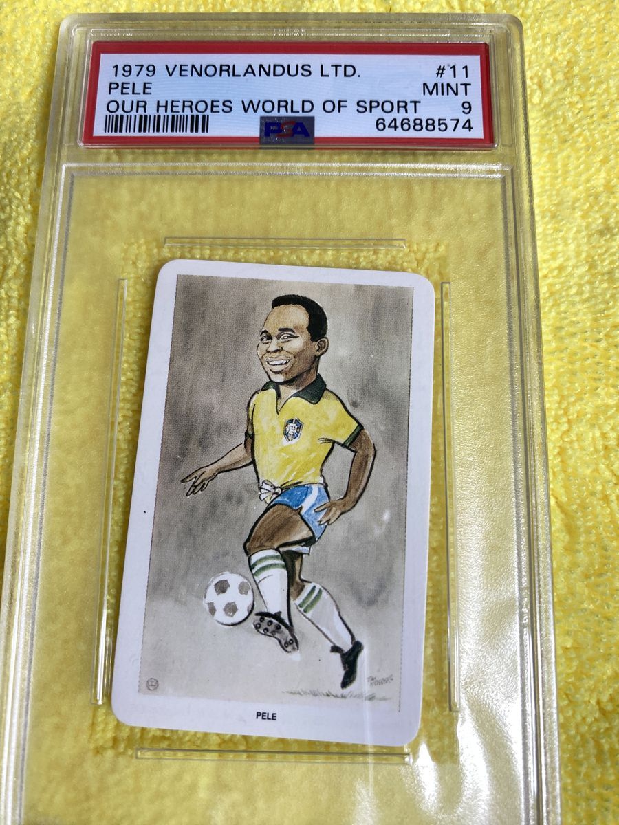 Pele 1979 Venorlandus LTD Our Heroes W0rld of Sport PSA-9