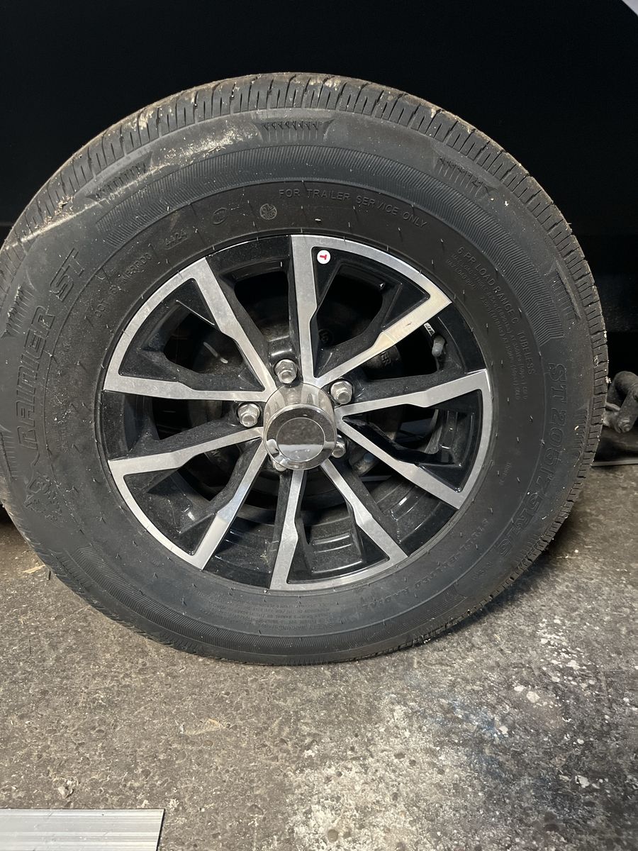 Mag wheels for trailer